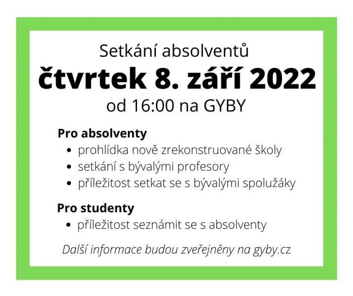 čtvrtek 8. září 2022